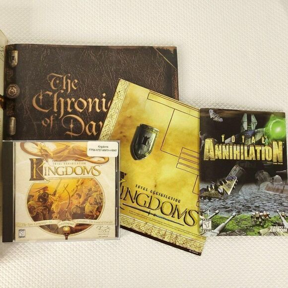 Total Annihilation Kingdoms Big Box PC Game 1999